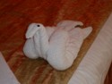 Towel swan